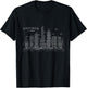 Chicago Skyline Vintage Chicago Illinois T-Shirt - T-Shirt | Black