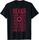 WoW Funny Healer Role Gaming Heals T-Shirt - T-Shirt | Black