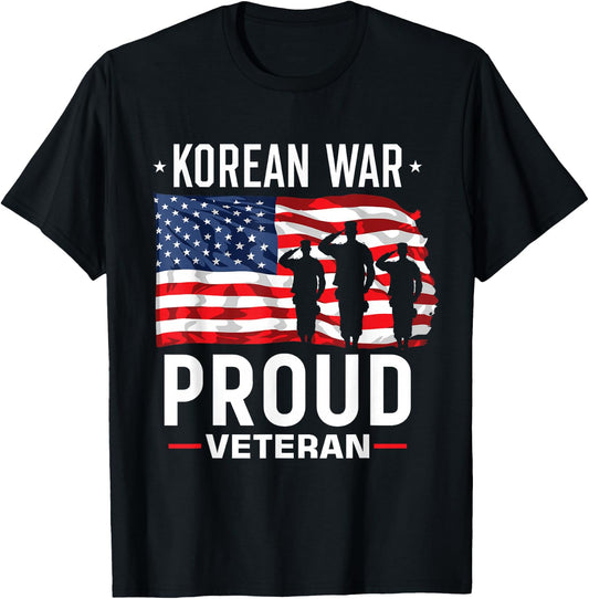 Korean War Veteran T-Shirt - T-Shirt | Black
