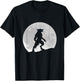 Werewolf Wolf Moon T-Shirt - T-Shirt | Black