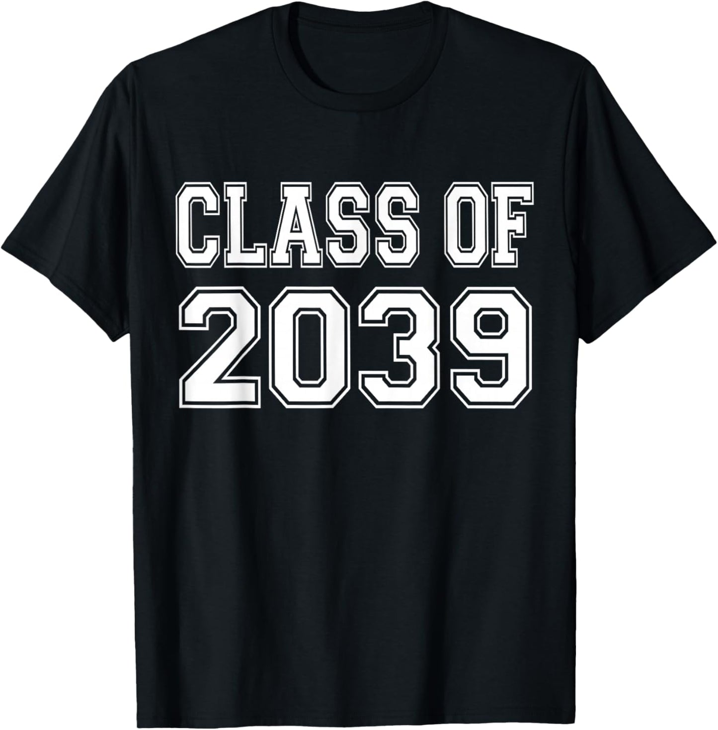 Class of 2039 Grow with me T-Shirt - T-Shirt | Black
