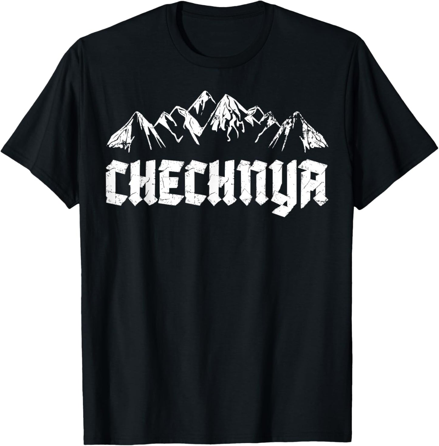 Chechnya, Mountains, Chechen T-Shirt - T-Shirt | Black