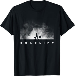 Deadlift Powerlifting Weightlifting T-Shirt - T-Shirt | Black