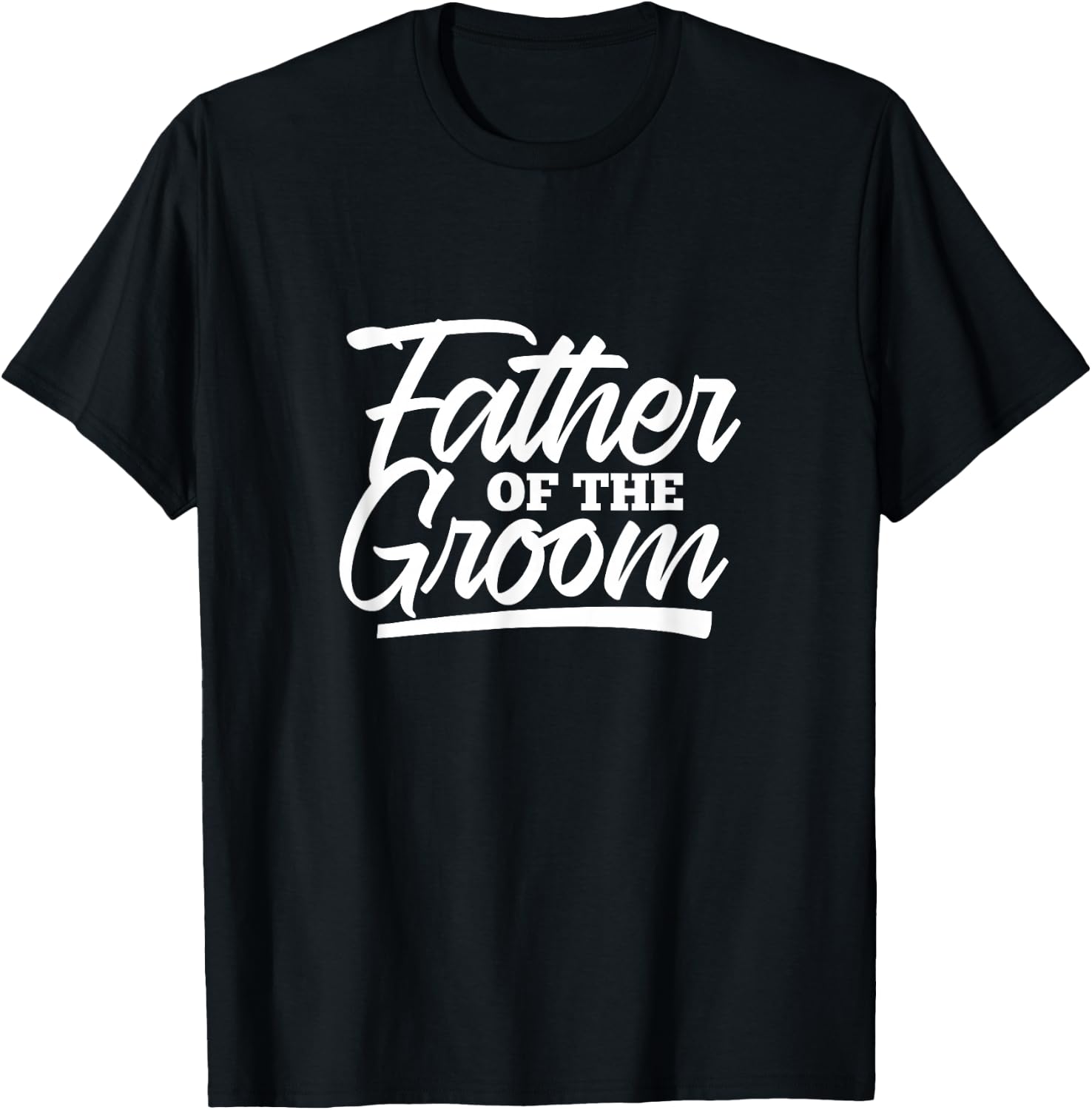 Father of the Groom Wedding Bachelor Party Matching Family T-Shirt - T-Shirt | Black