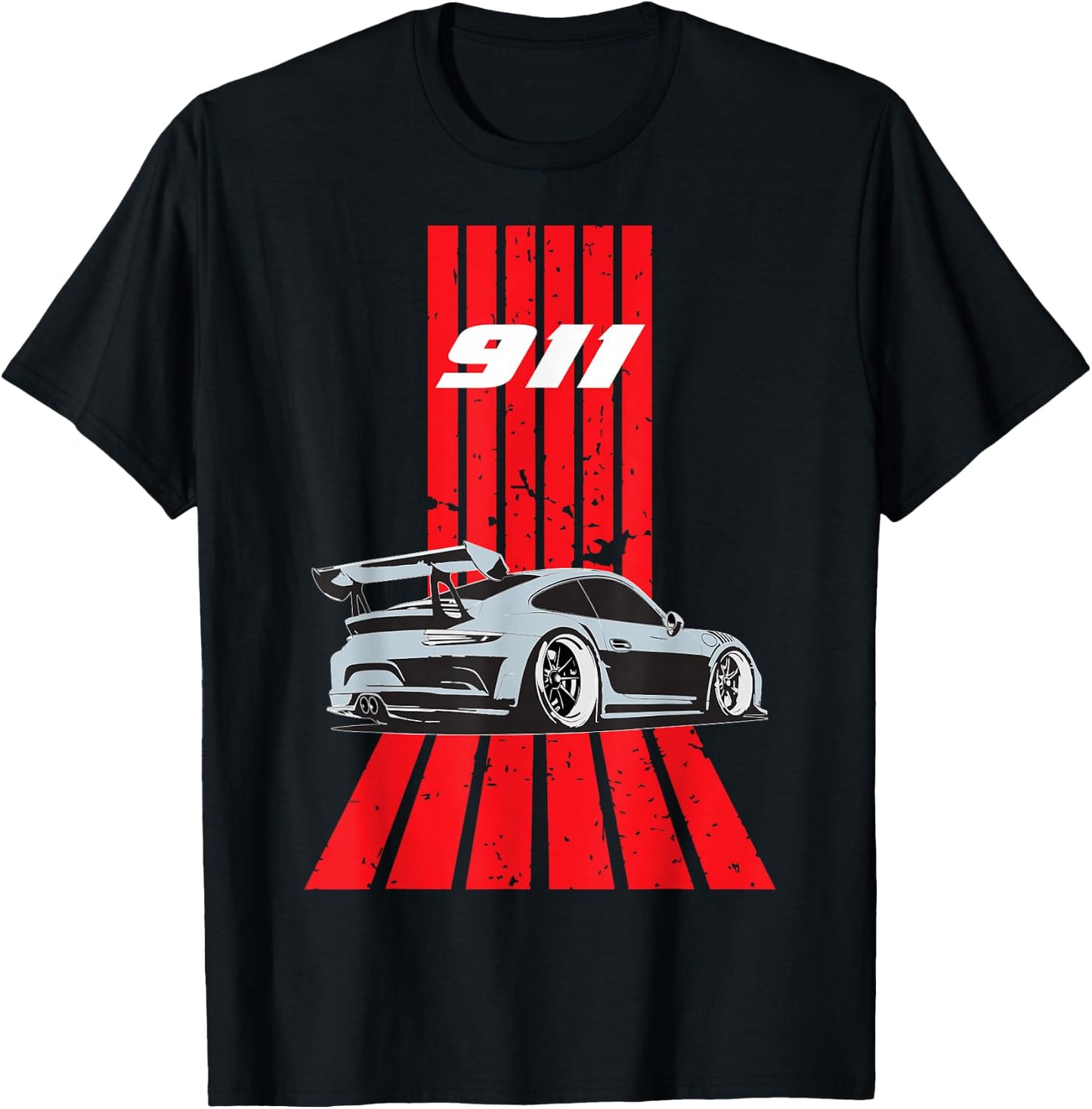 911 RS Vintage Exotic Car Supercar Retro Mechanic SE T-Shirt - T-Shirt | Black