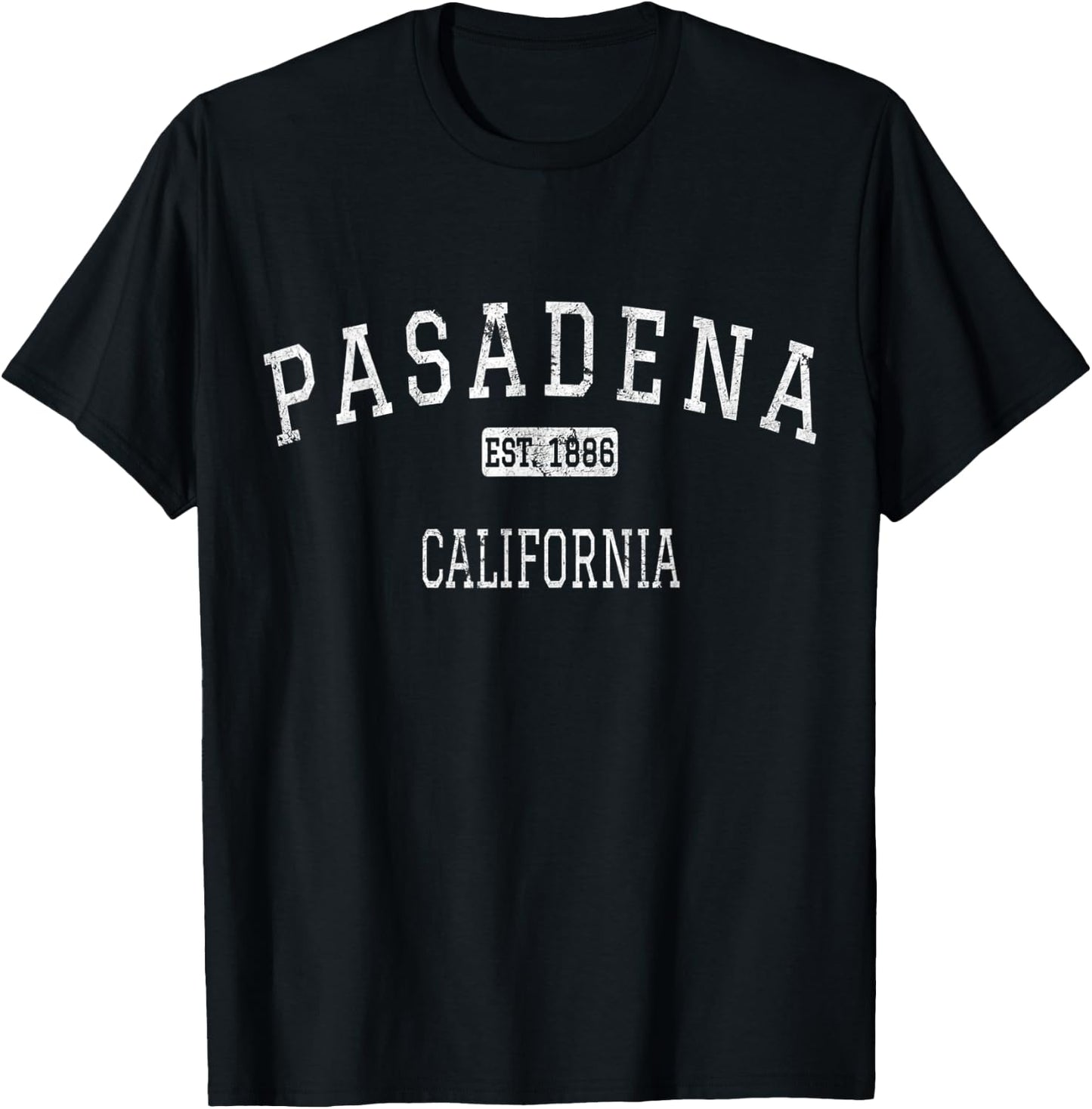 Pasadena California CA Vintage T-Shirt - T-Shirt | Black