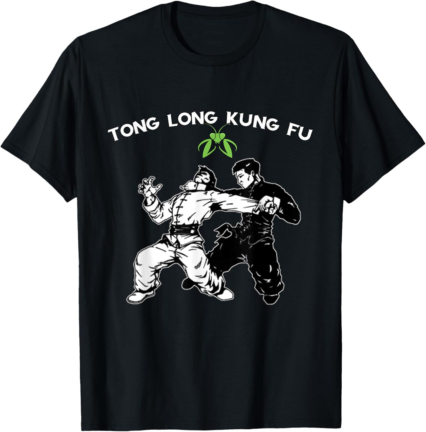Praying Mantis Tong Long Kung Fu T-Shirt - T-Shirt | Black