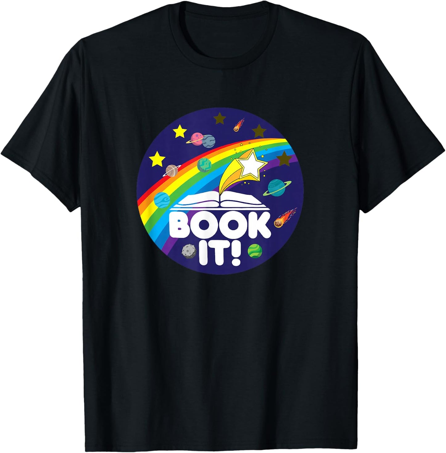 Book IT ! Childhood Retro T-Shirt - T-Shirt | Black