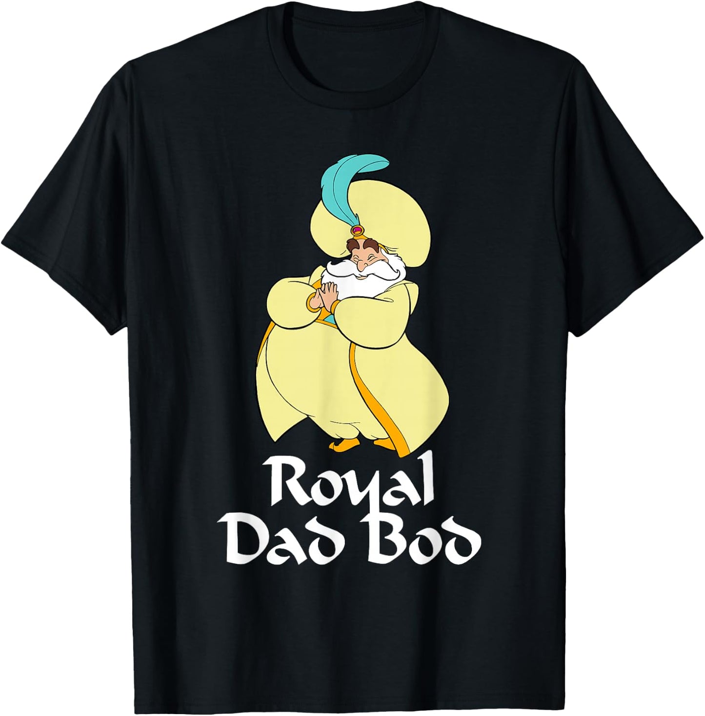 Disney Aladdin Sultan Royal Dad BOD T-Shirt - T-Shirt | Black