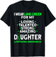 I Wear Lime Green For My Daughter Lymphoma Awareness T-Shirt - T-Shirt | Black