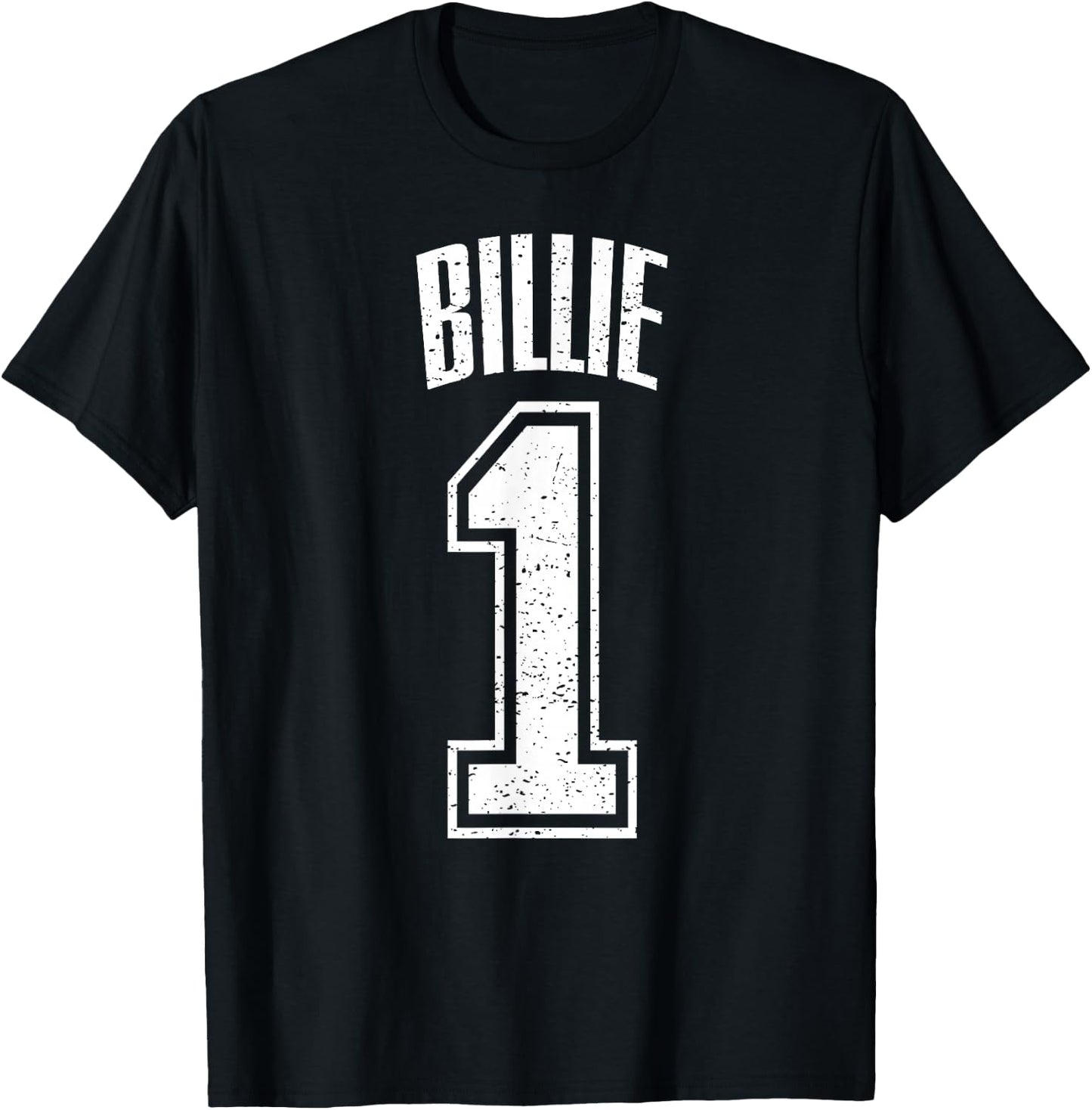 Billie Supporter Number 1 Greatest Fan T-Shirt - T-Shirt | Black