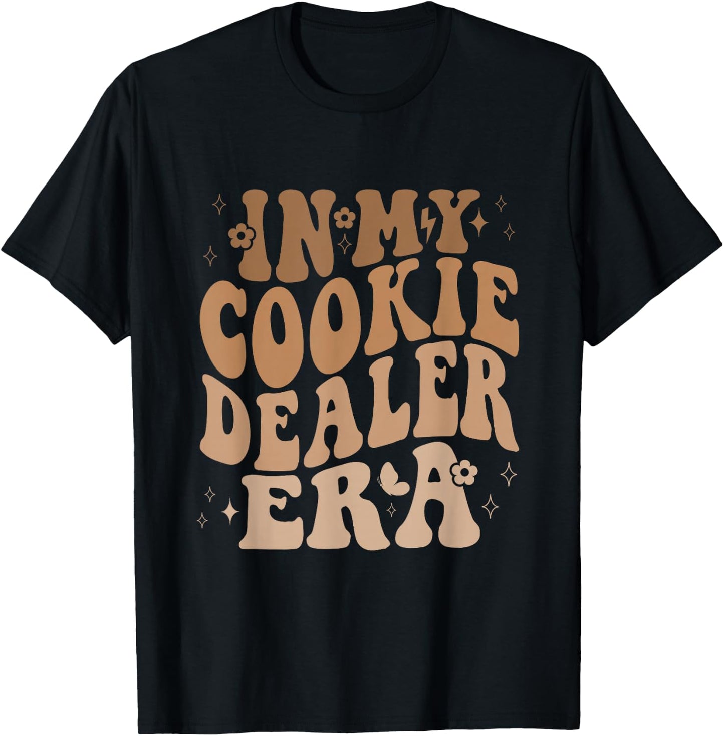 In My Cookie Dealer Era - Cookie Dealer Matching Birthday T-Shirt - T-Shirt | Black