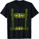 Oktoberfest Halloween Costume - Men's Leather Trousers T-Shirt - T-Shirt | Black