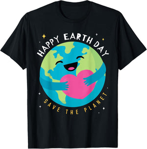 Earth Day 2026 Earth Day Save the Planet Boys Girls T-Shirt - T-Shirt | Black