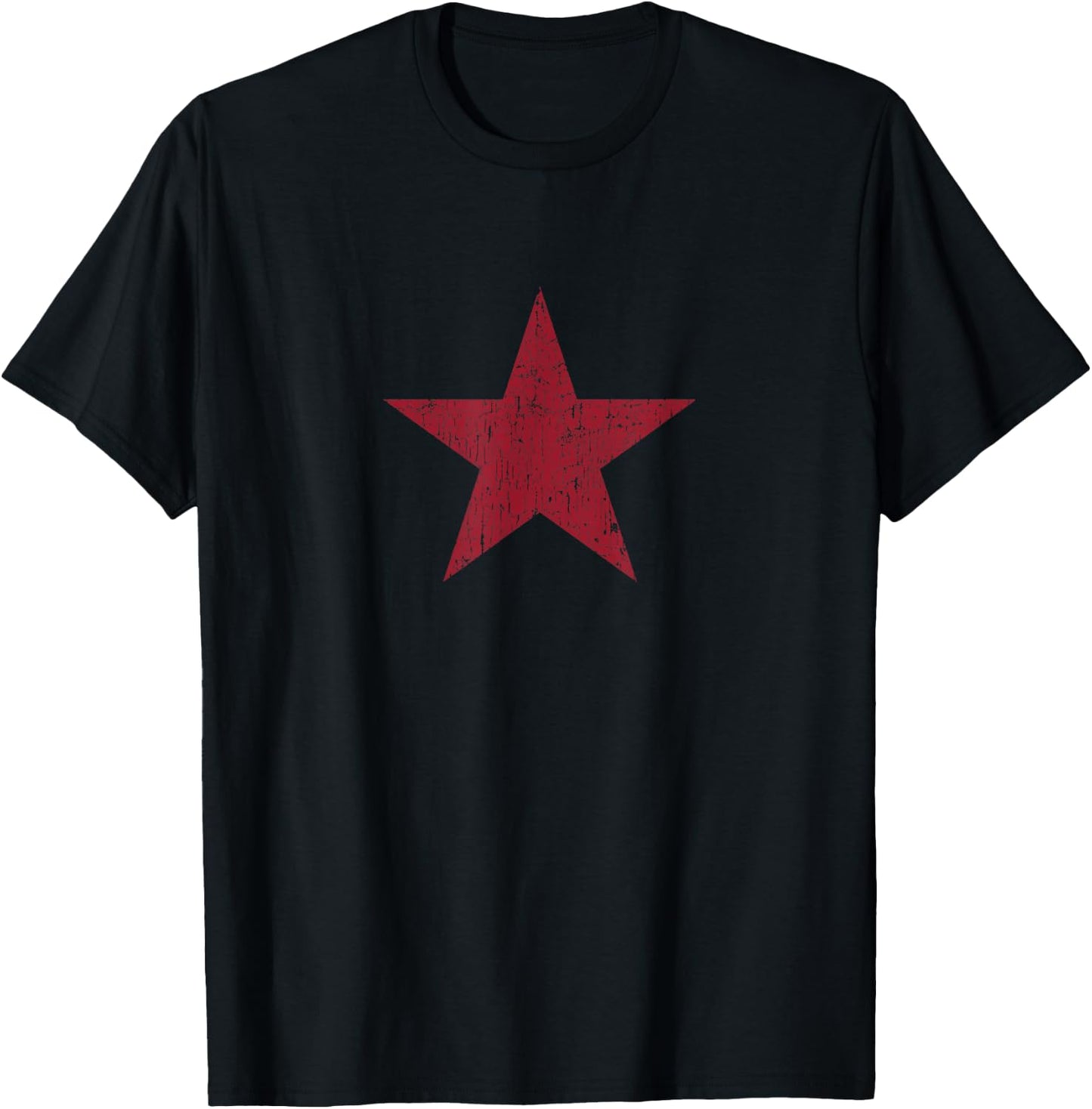 Red Star Revolution Vintage Soviet Union CCCP USSR T-Shirt - T-Shirt | Black