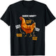 Guess What? Chicken Butt! Shirt Chicken Funny Meme T-Shirt - T-Shirt | Black