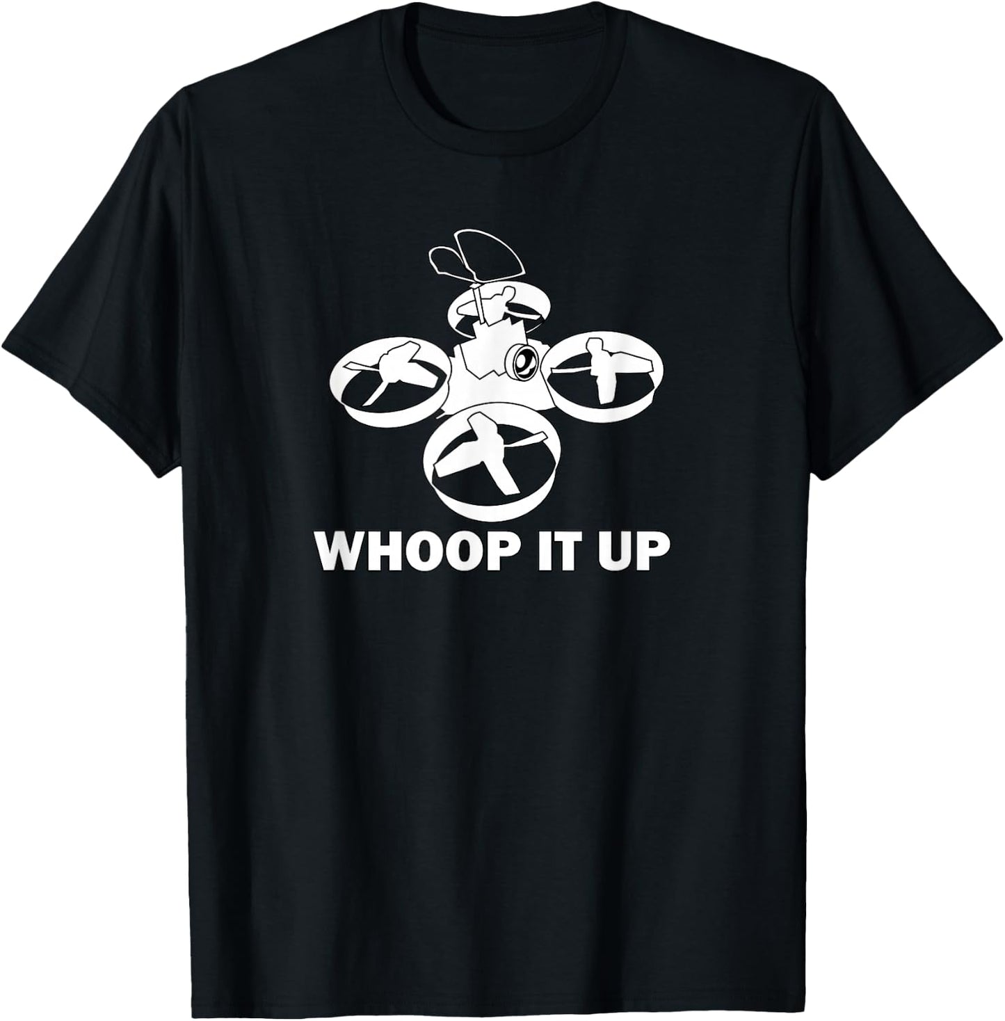 Tiny Whoop It Up Quadcopter T-Shirt - T-Shirt | Black