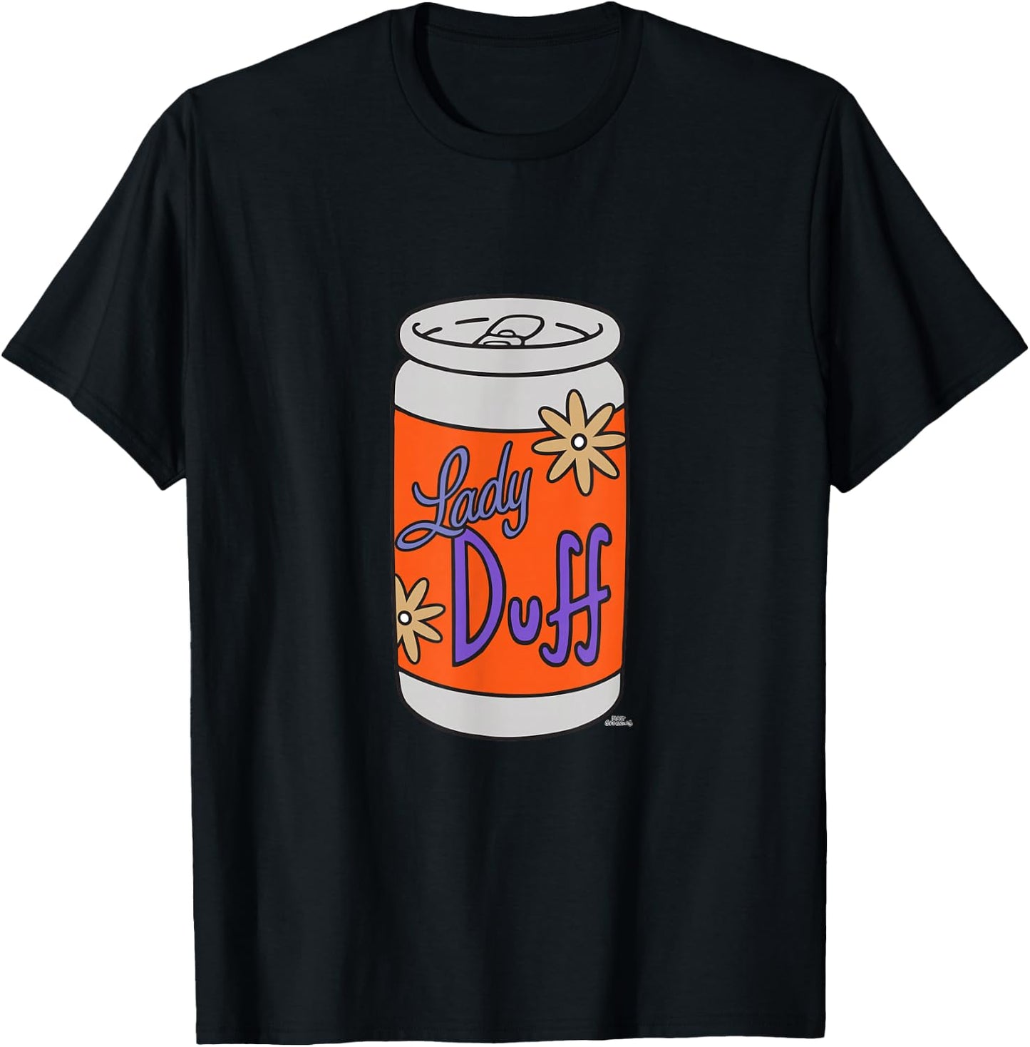 The Simpsons Lady Duff Beer T-Shirt - T-Shirt | Black