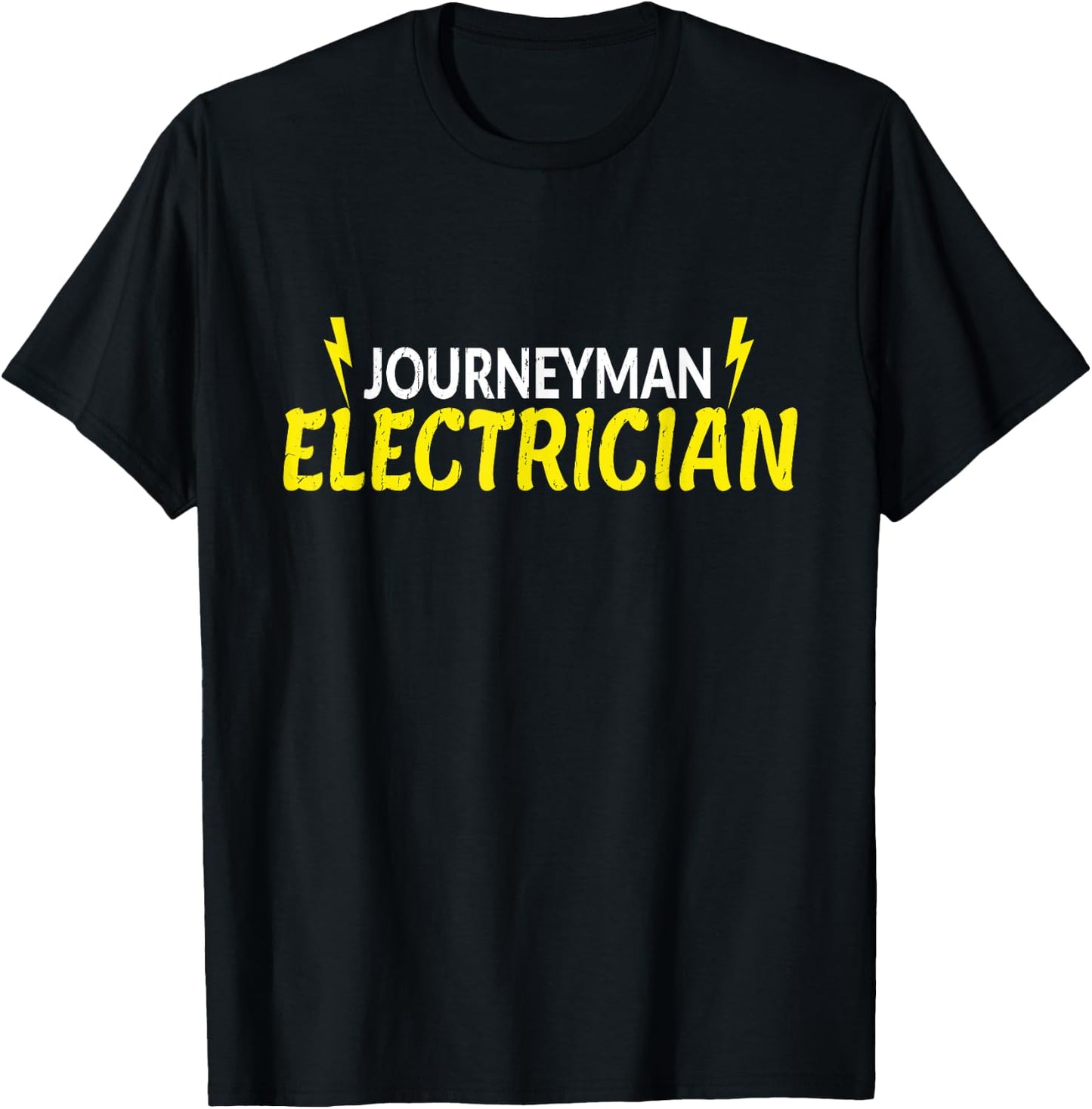 Journey Electrician Funny Electrician Quote T-Shirt - T-Shirt | Black