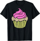 Cupcake pink frosting T-Shirt - T-Shirt | Black