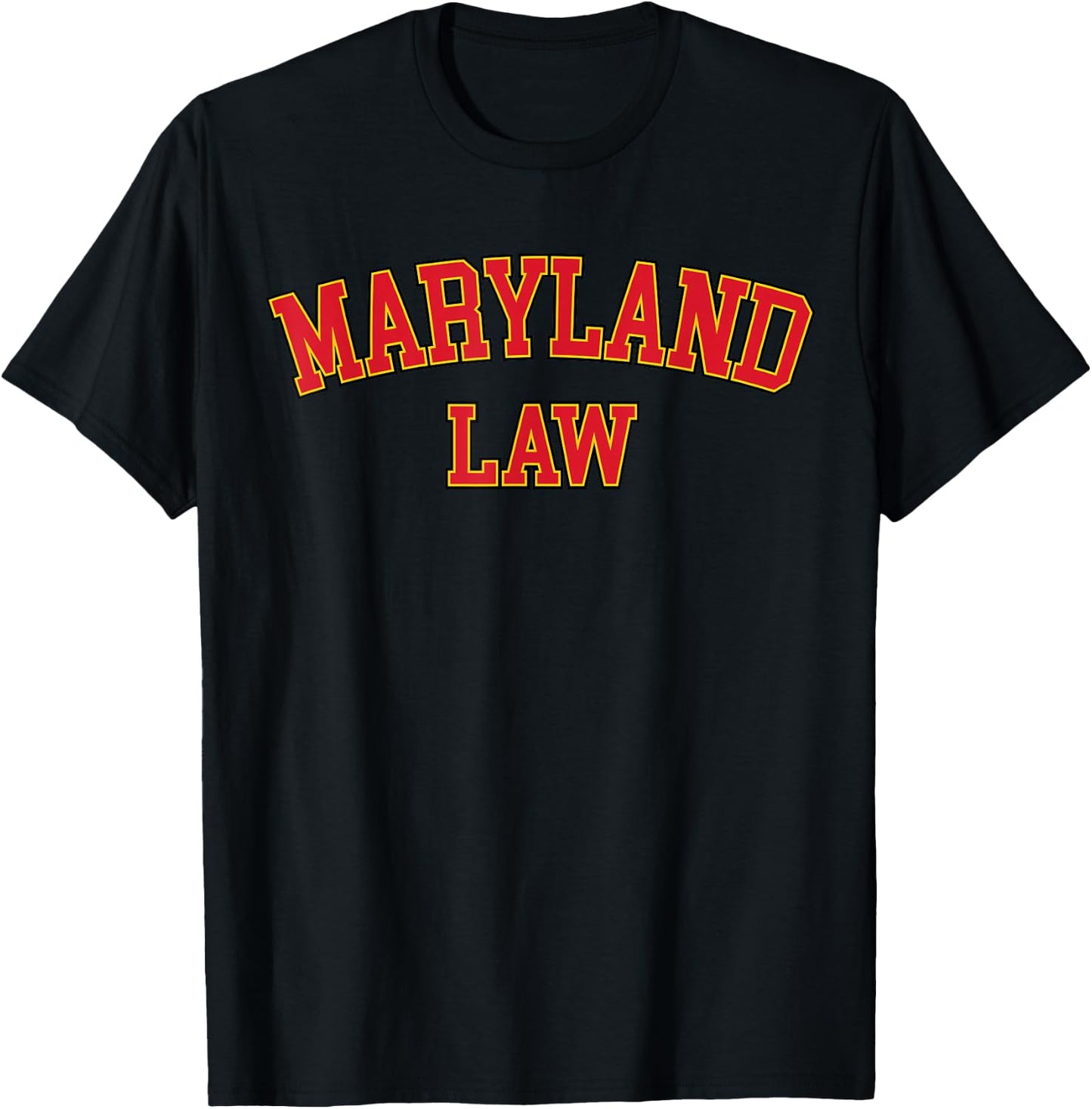 United States Attorneys Maryland Law, Maryland Bar Graduate Gift Lawyer T-Shirt - T-Shirt | Black