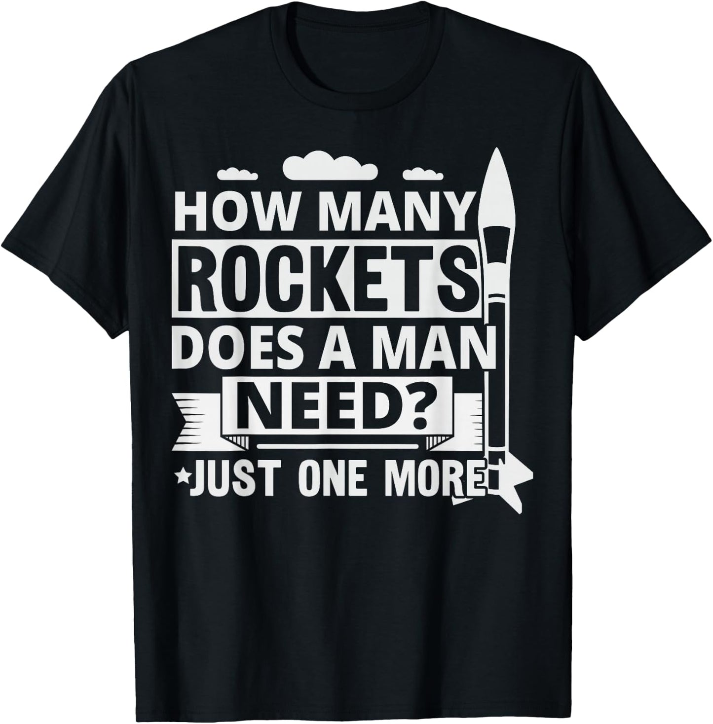 Space Model Rocketry Quote for a Model Rocketry fan T-Shirt - T-Shirt | Black