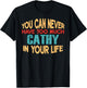 Funny Cathy Personalized First Name Joke Item T-Shirt - T-Shirt | Black