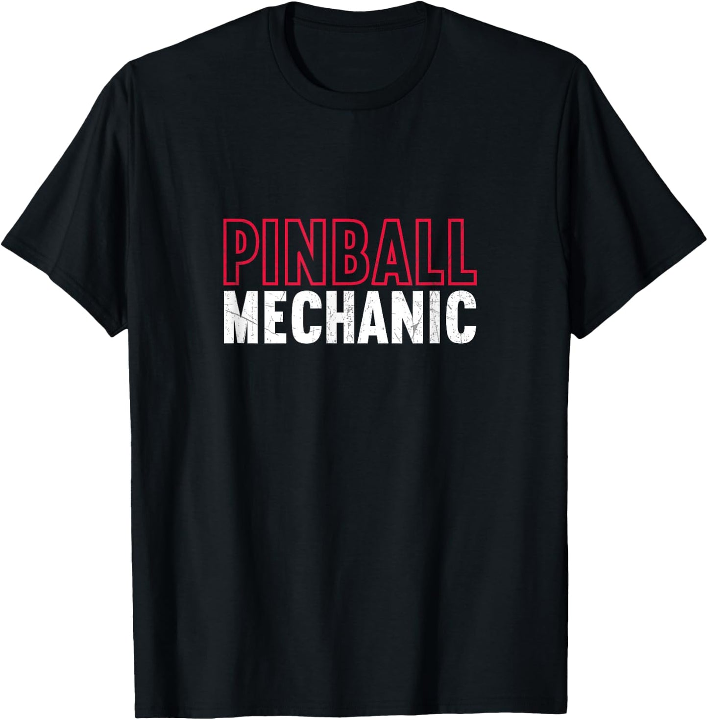 Pinball Mechanic T-Shirt - T-Shirt | Black