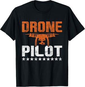 Drone Pilot - RC Flight Operator Quadcopter Flying Expert T-Shirt - T-Shirt | Black