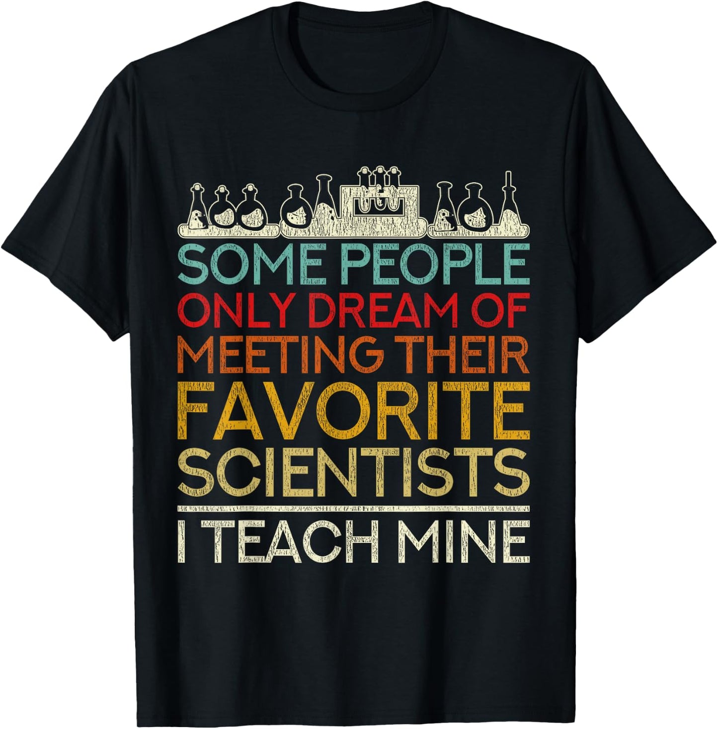 Science Teacher Biologist Scientist Men Women Gift Biology T-Shirt - T-Shirt | Black