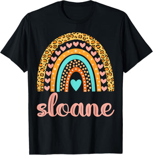 Sloane Sloane Name Birthday Shirt Gift T-Shirt - T-Shirt | Black