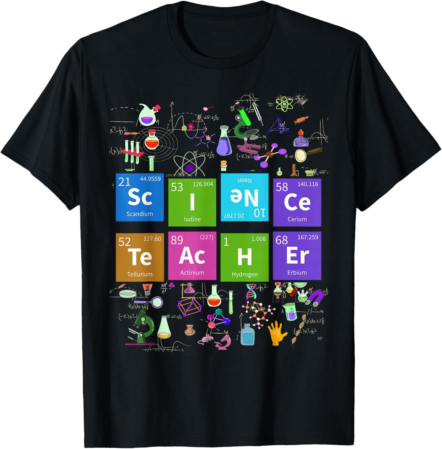 Chemist Nerd Science Teacher Gift Chemistry T-Shirt - T-Shirt | Black