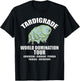 Tardigrade World Domination Tour extinctions science shirt T-Shirt - T-Shirt | Black