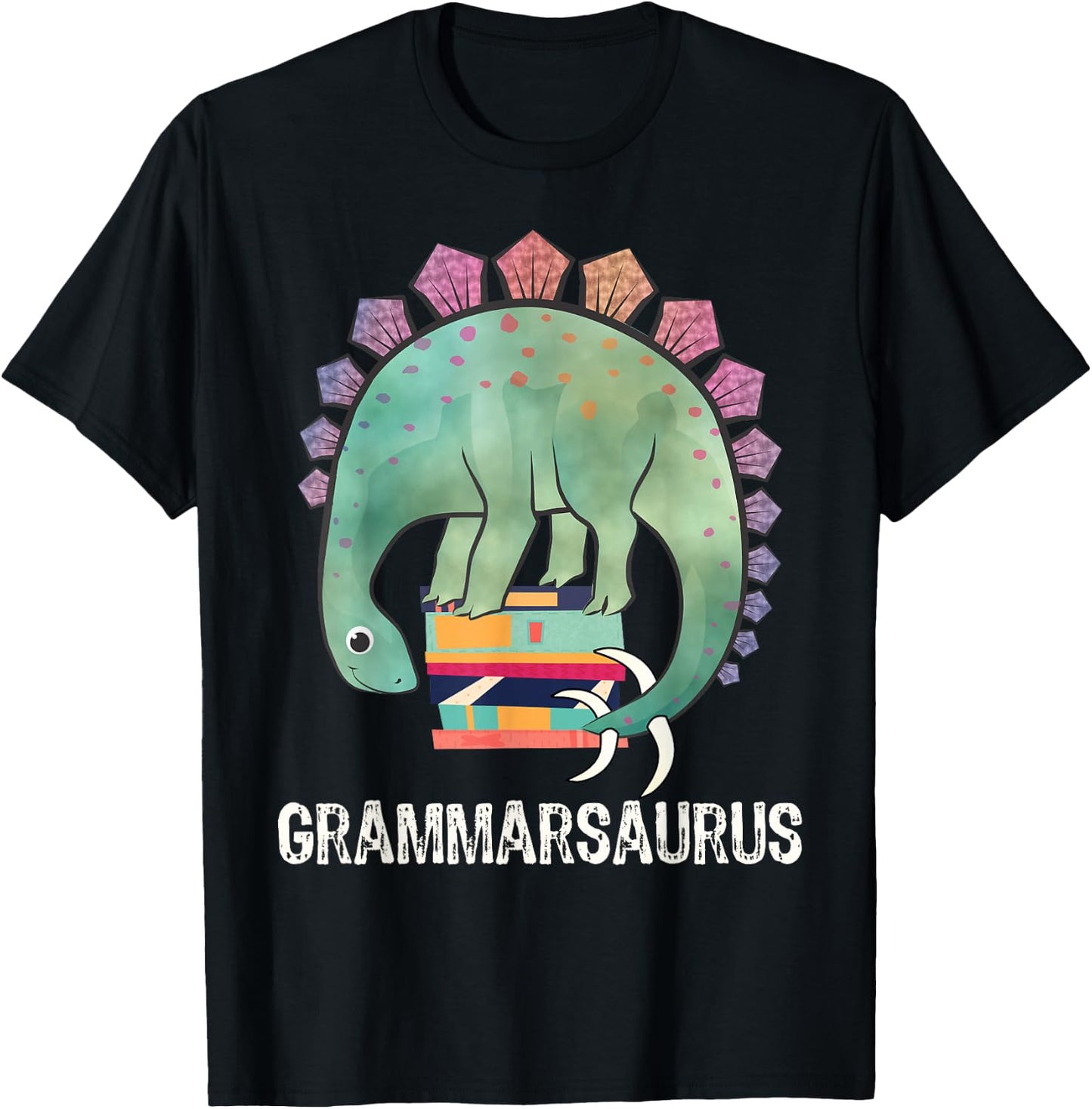 English Teacher Grammarsaurus T-Shirt - T-Shirt | Black
