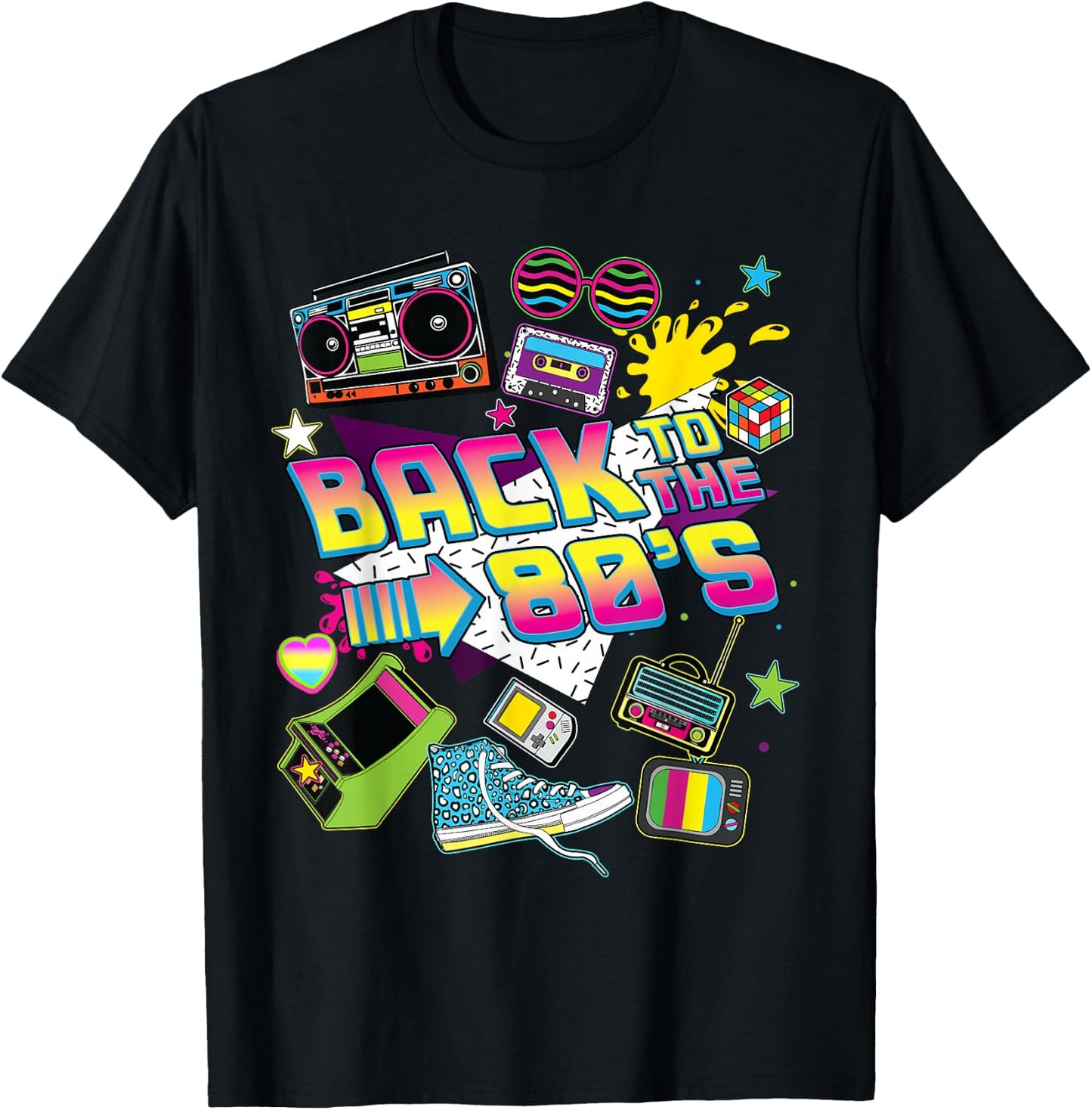 Back To The 80s Costumes Women I Love 80s Birthday Party Men T-Shirt - T-Shirt | Black