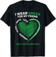 I Wear Green For My Friend Gifts Kidney Disease Awareness T-Shirt - T-Shirt | Black