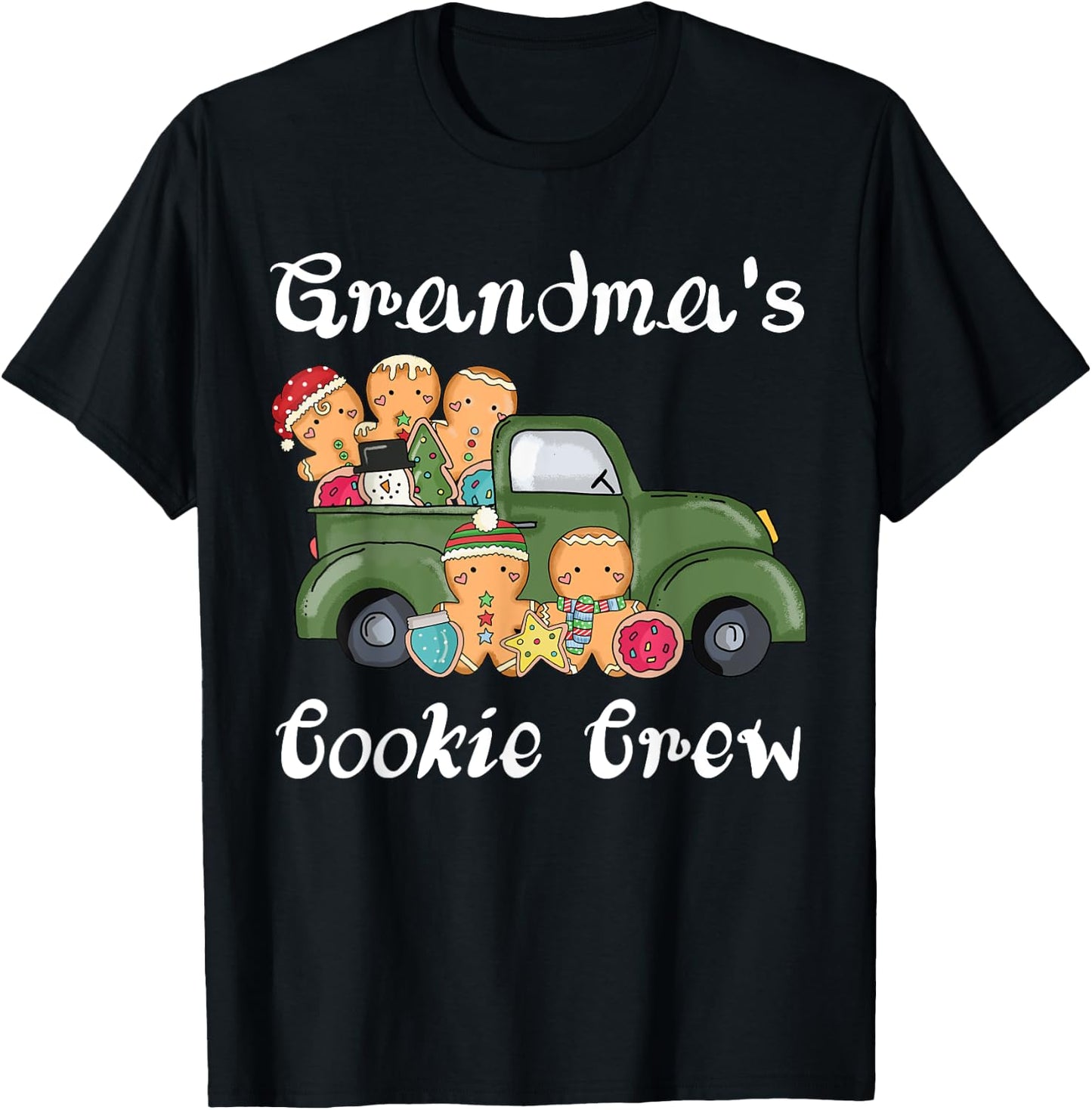 Grandma's Cookie Crew T-Shirt - T-Shirt | Black