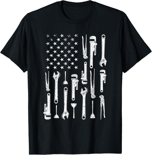 Plumbing Graphic Design Plumber Dad T-Shirt - T-Shirt | Black