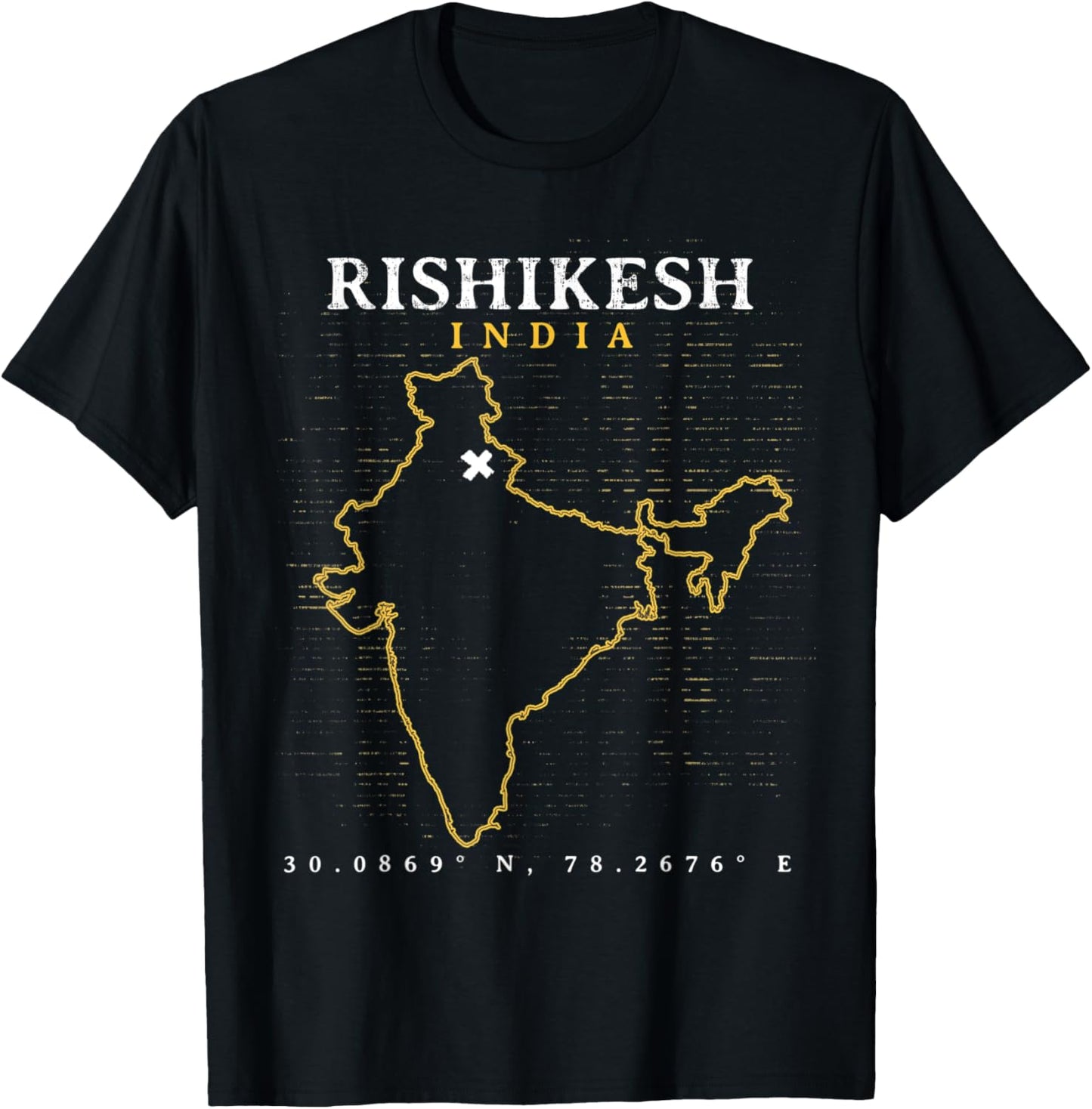 India Rishikesh T-Shirt - T-Shirt | Black