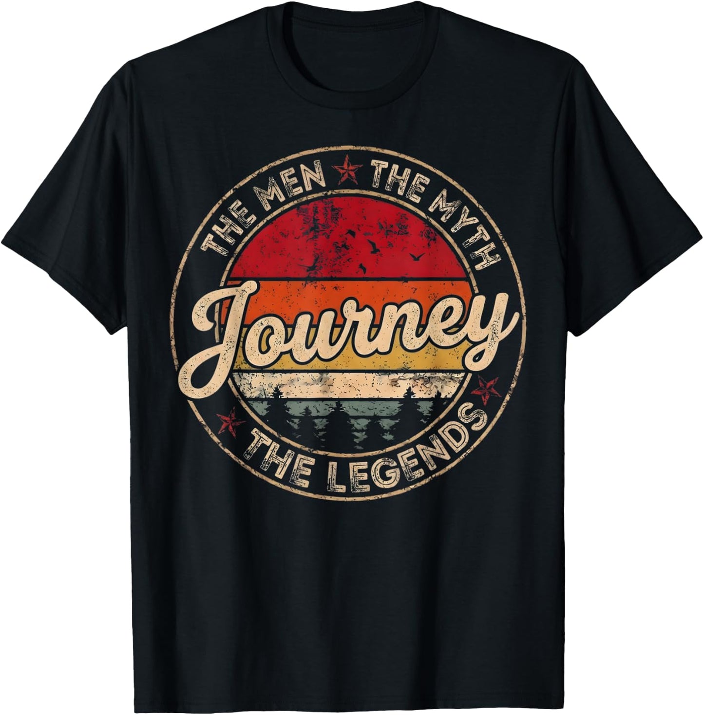 Vintage The Men The Myth Journey Legends Gifts Women T-Shirt - T-Shirt | Black