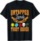 Untapped Lands Trust Issues Funny Magic Geek TCG T-Shirt - T-Shirt | Black