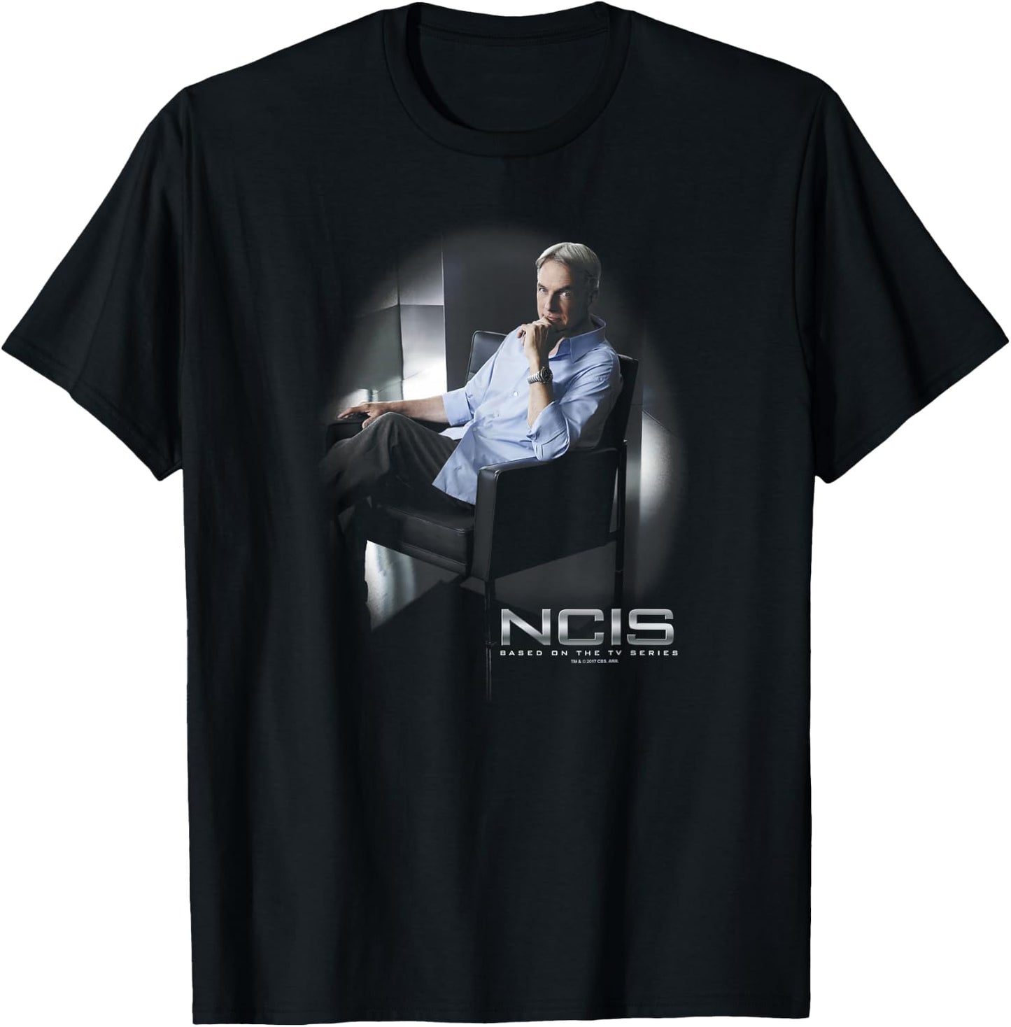 NCIS Gibbs Ponders - -Kids, Black, Small T-Shirt - T-Shirt | Black