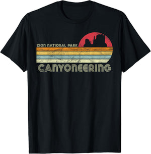 Canyoneer Zion National Canyoneering Adventures Canyoning T-Shirt - T-Shirt | Black