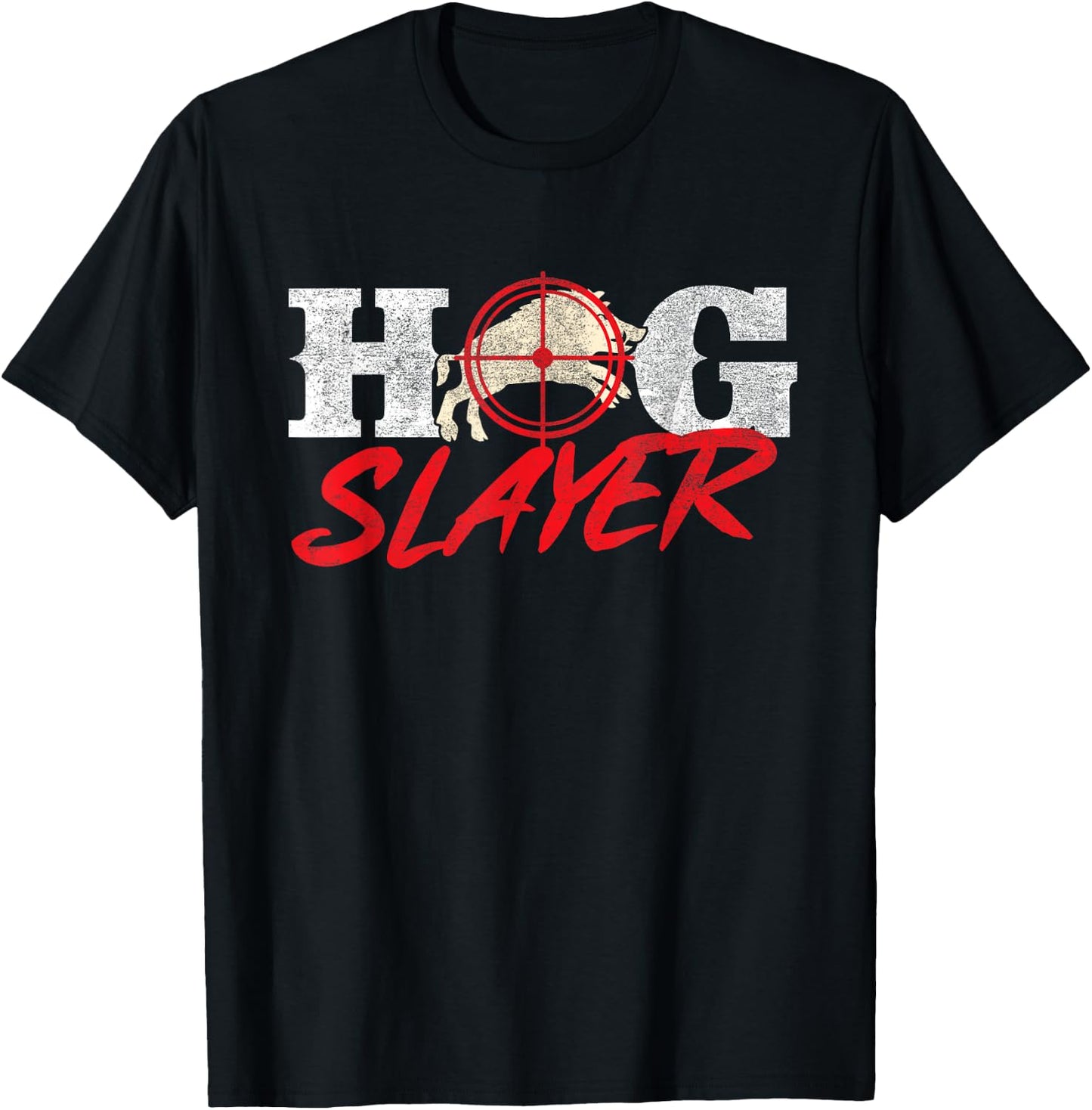 Hog Slayer - Boar Hunting Wild Hog Hunter T-Shirt - T-Shirt | Black