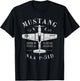 P-51 Mustang WW2 North American P51 D Vintage Fighter Plane T-Shirt - T-Shirt | Black