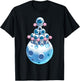Astronaut Cheerleading Cheerleader Cheer Flyer Kids T-Shirt - T-Shirt | Black
