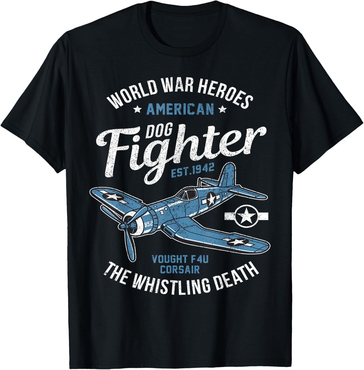 WW2 Planes Warbirds Warplanes F4U Corsair T-Shirt - T-Shirt | Black