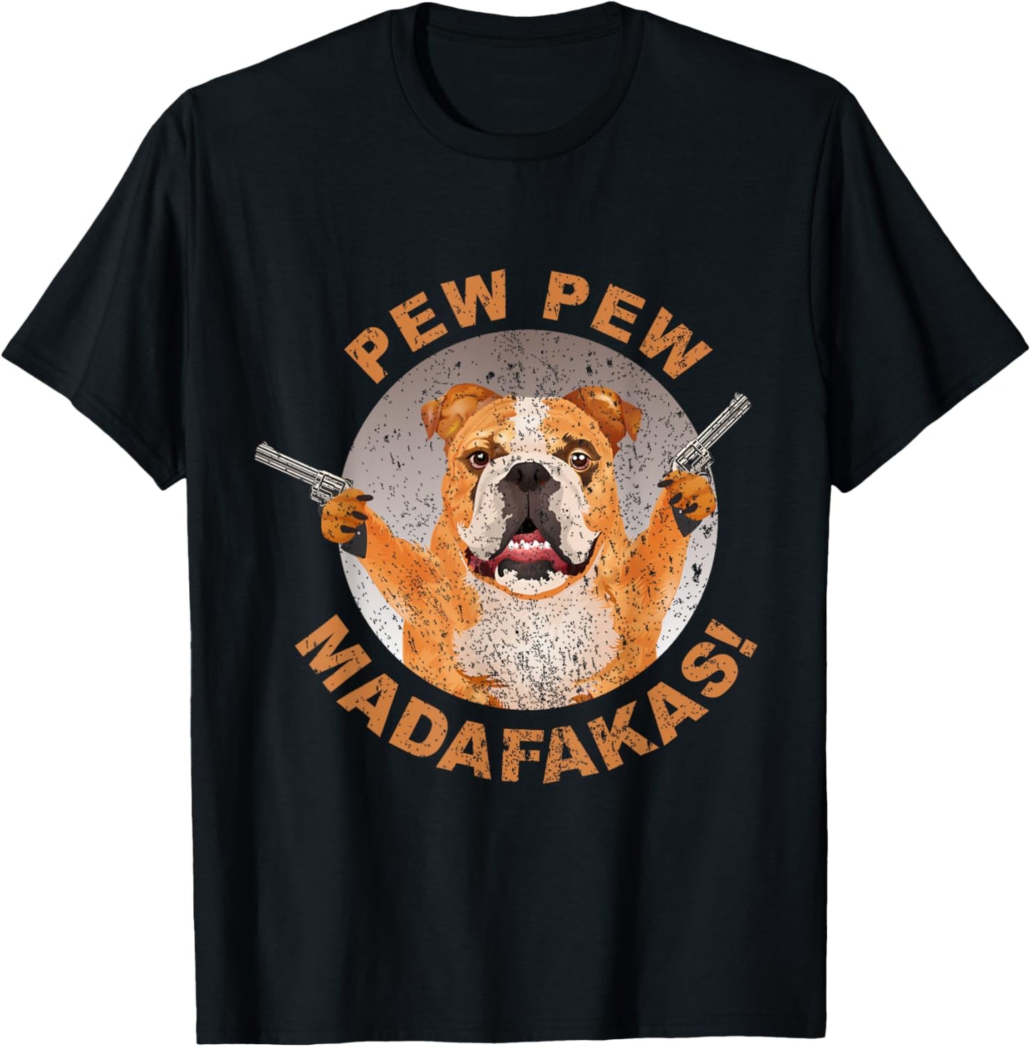 Pew Pew Madafakas Crazy French Bulldog Funny Gamer Gift Women T-Shirt - T-Shirt | Black