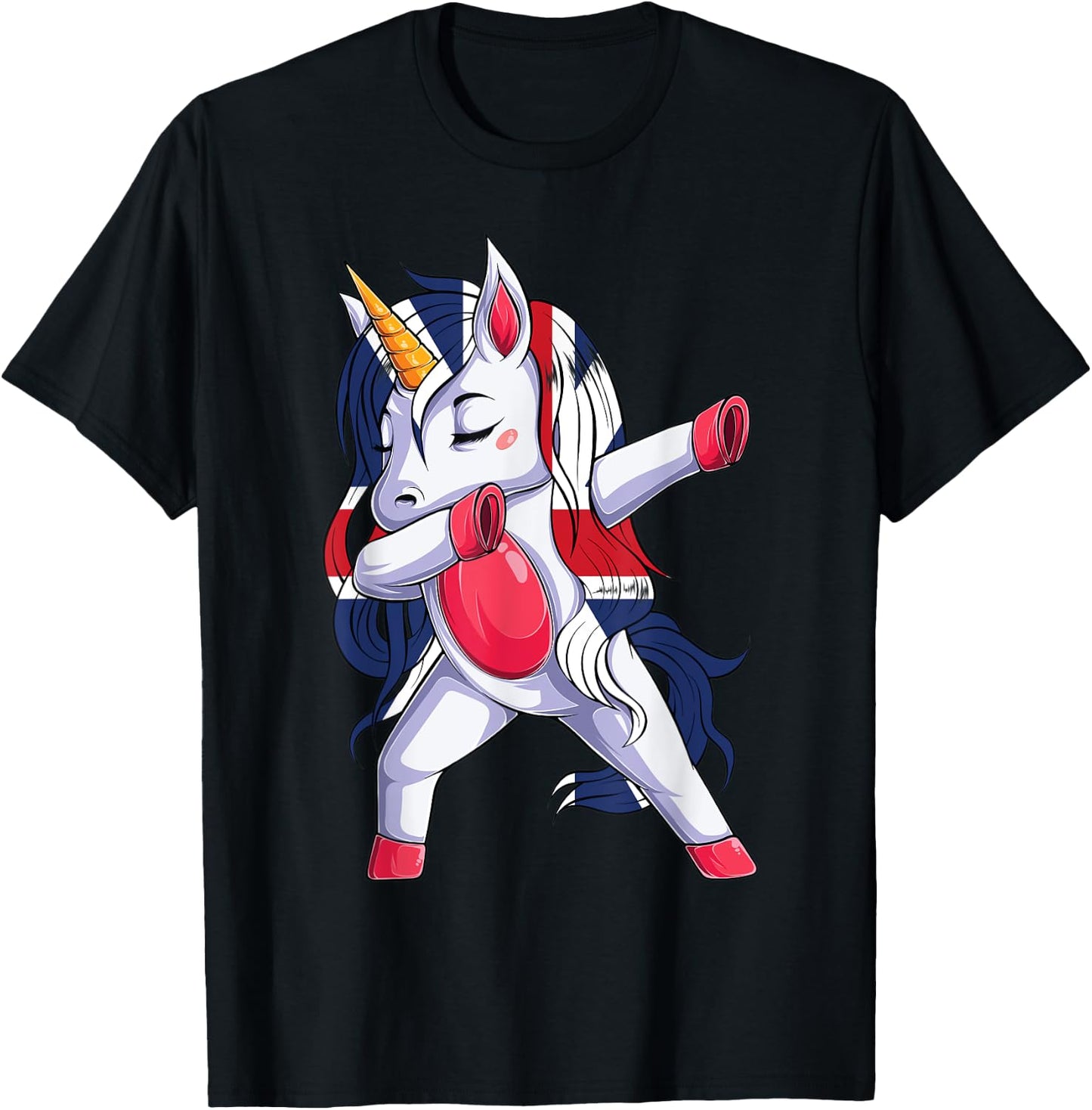 Great Britain Unicorn Great Britain British T-Shirt - T-Shirt | Black