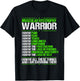 Muscular Dystrophy Awareness Pain Survivor Green Ribbon T-Shirt - T-Shirt | Black
